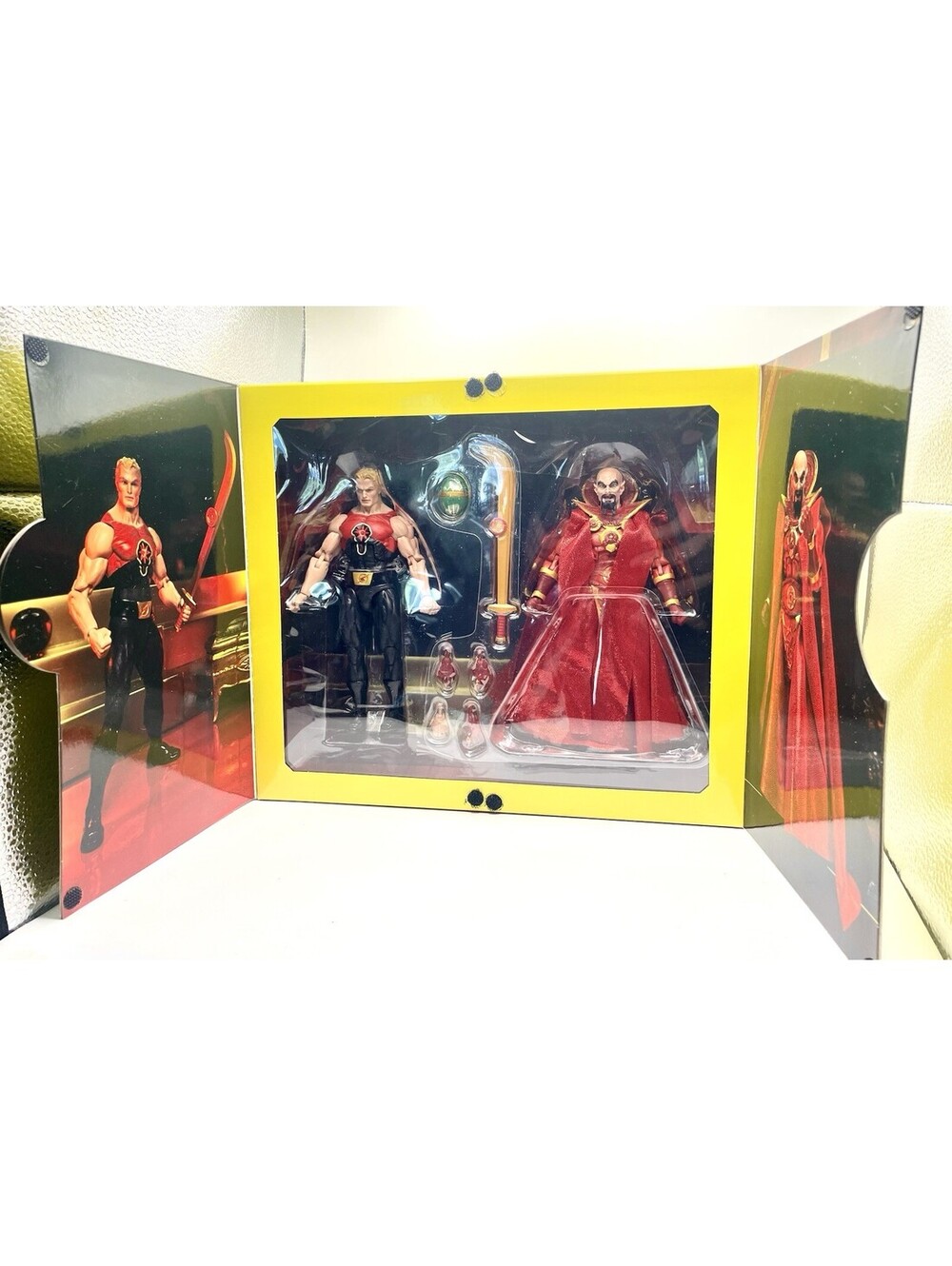 NECA Flash Gordon Ming The Merciless 7" Figure 2 pack NEW Sealed